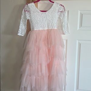 Girls flower girl dress